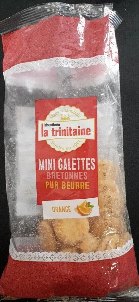 Mini galettes pur beurre à l'orange