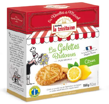 Les galettes bretonnes pur beurre au citron de Marcel