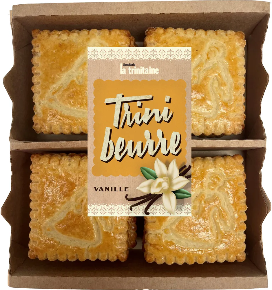 Trinibeurres pur beurre à la vanille