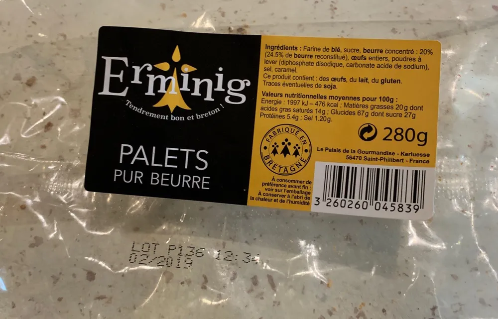 Palets pur beurre