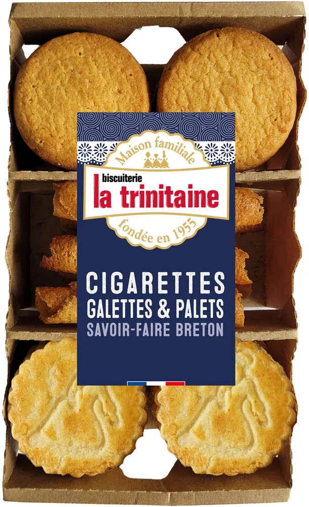 Cigarettes, galettes et palets savoir-faire breton