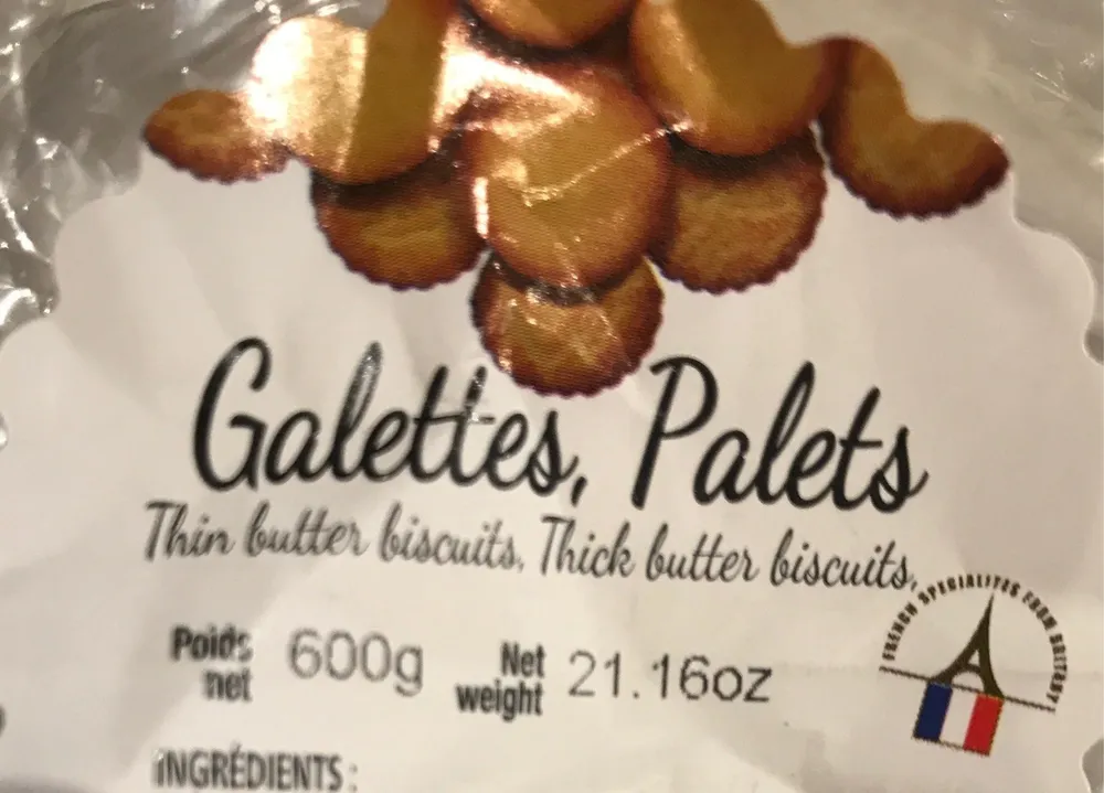 Galettes, Palets