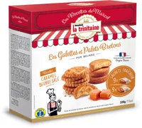 Les galettes et palets bretons pur beurre au caramel au beurre salé de Marcel en sachets fraîcheur