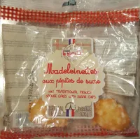 Madeleinettes aux pépites de sucre