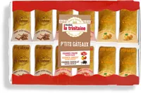 P'tits gâteaux fourrés au chocolat, fourrés à la fraise et fourrés à l'abricot