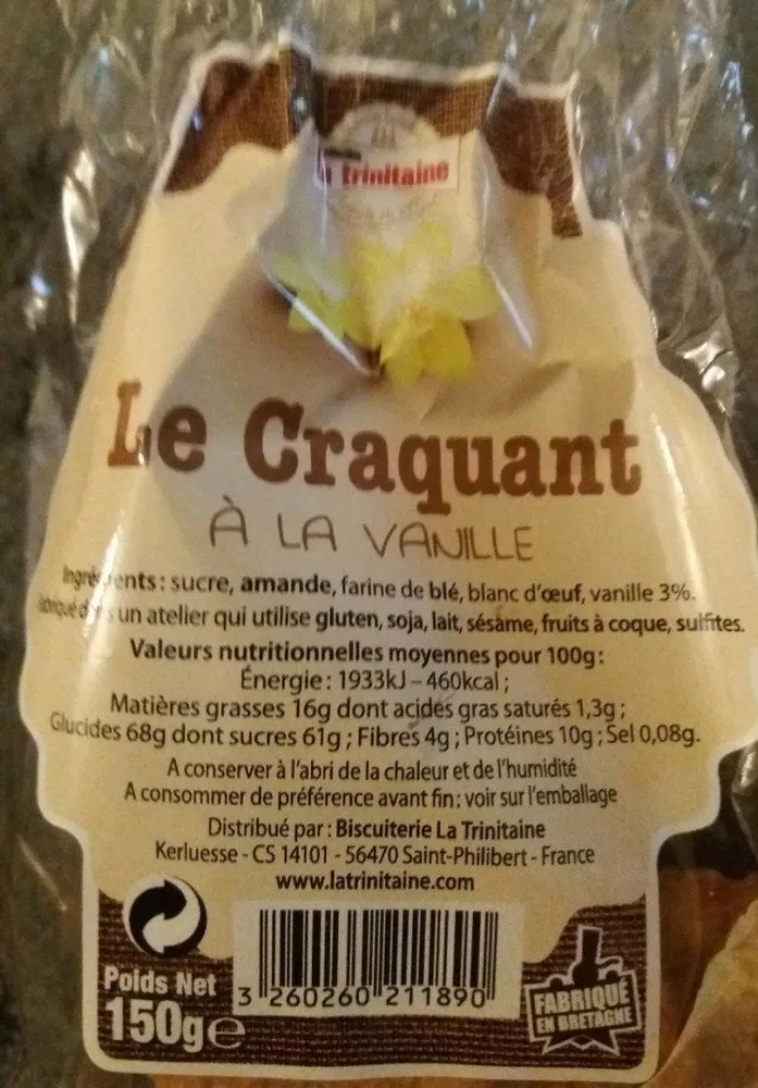 Le craquant à la vanille