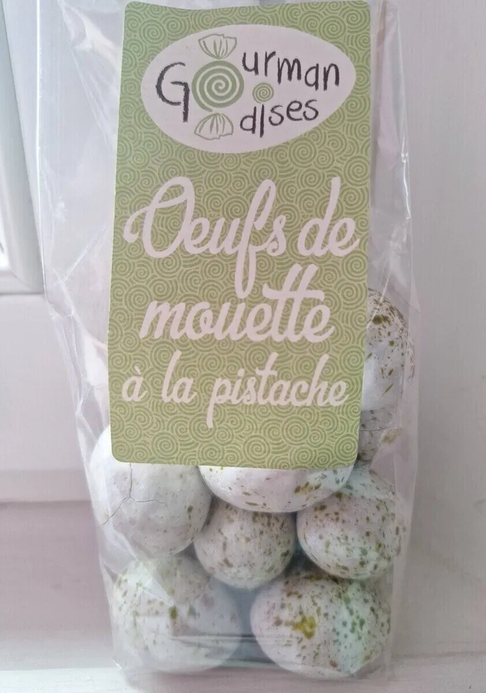 Œufs de mouette à la pistache