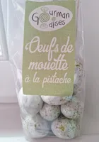 Œufs de mouette à la pistache
