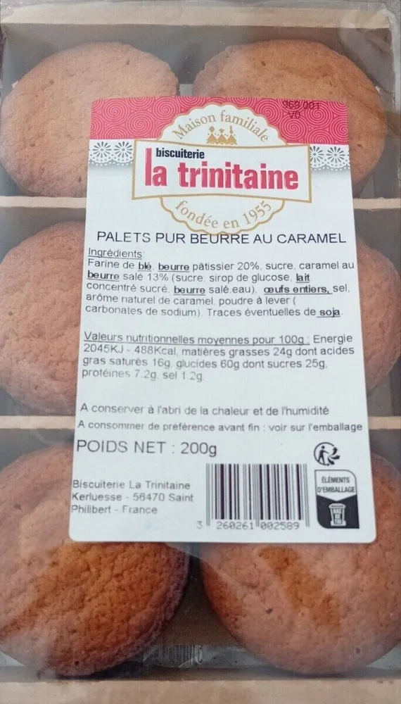 Palets pur beurre au caramel