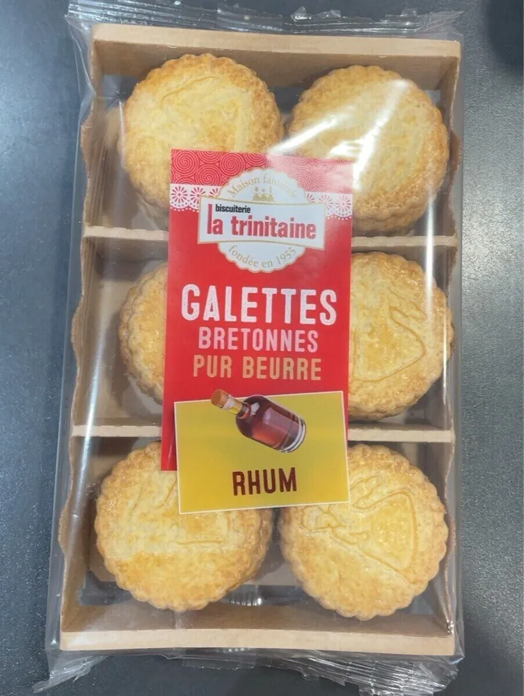 GALLETTES BRETONNES PUR BEURRE RHUM