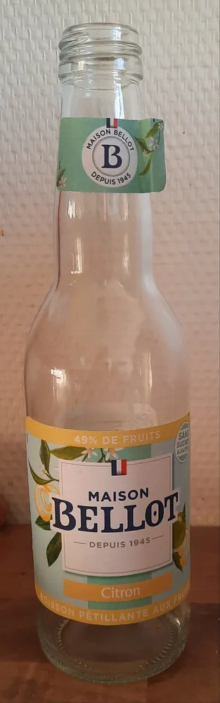 Boisson pétillante au citron