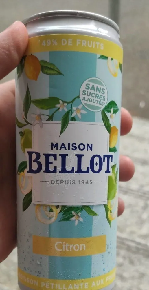 Boisson pétillante aux fruits - Citron