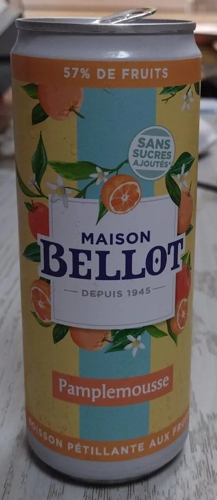 Boisson pétillante aux fruits pamplemousse
