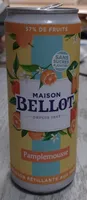 Boisson pétillante aux fruits pamplemousse