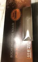 Bûche Pâtissière Roulée Pur Beurre Caramel