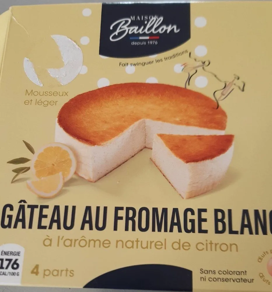 Gâteau fromage blanc