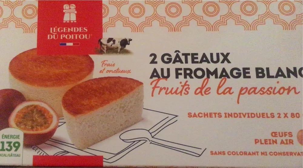 Gâteaux au fromage blanc - Fruits de la passion