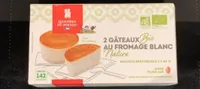 Gateau bio au fromage blanc