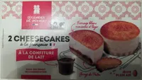 2 Cheesecakes à la confiture de lait