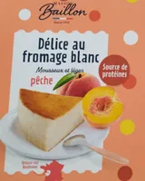 Délice au fromage blanc pêche
