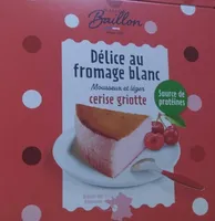 Délice au fromage blanc Cerise Griotte