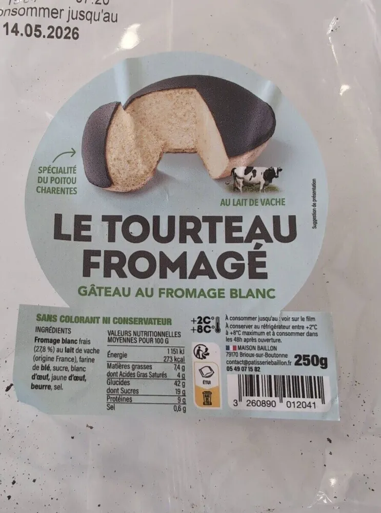 Tourteau fromagé