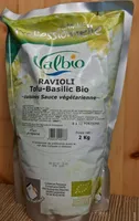 Ravioli Tofu-Basilic-Biologique Sauce Végétarienne