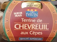 Terrine de chevreuil aux Cèpes