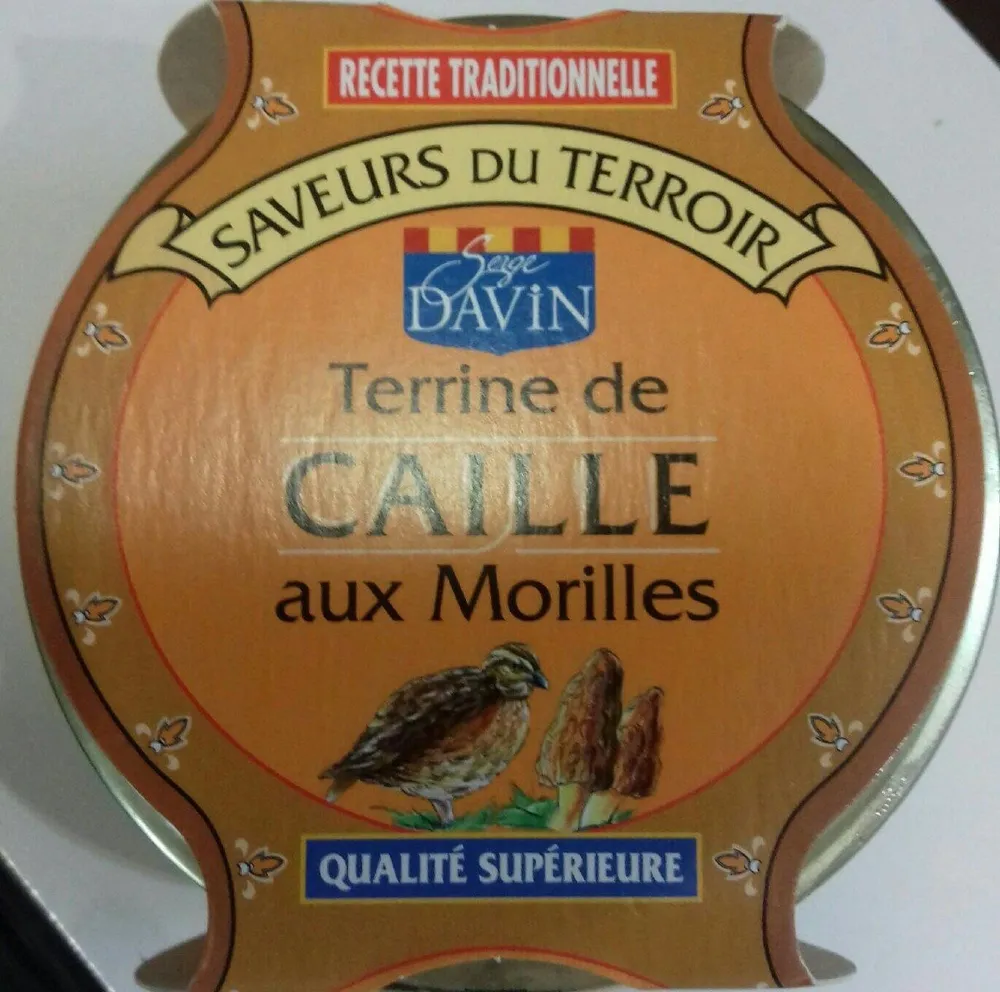Terrine de caille aux morilles