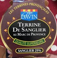 Terrine de sanglier