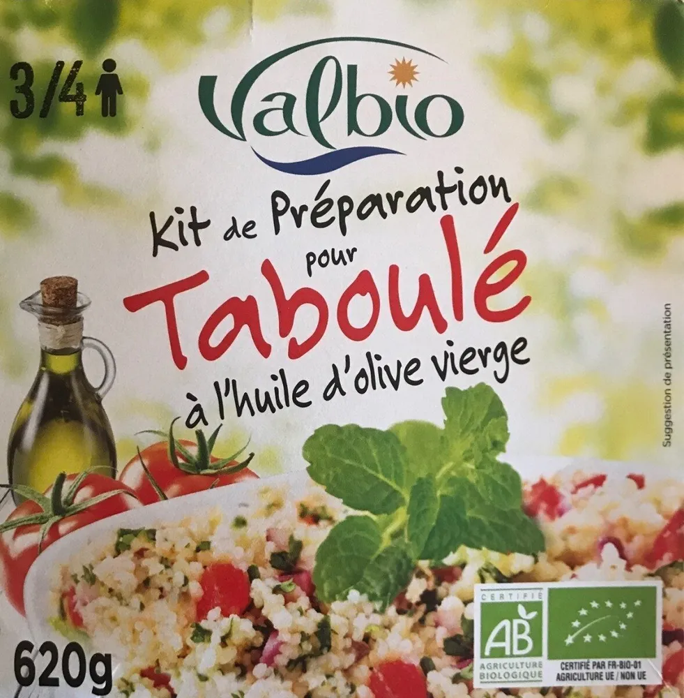 Taboulé à l'huile d'olive vierge