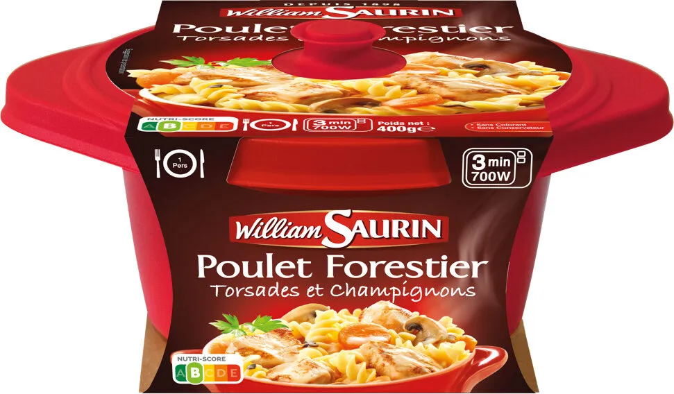 Poulet Forestier Torsades et Champignons
