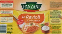 Le Ravioli Carbonara (Sauce crème & lardons)