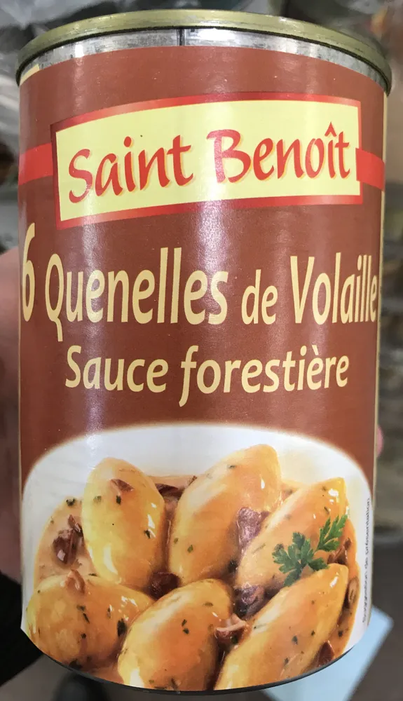 6 Quenelles de Volaille sauce forestière