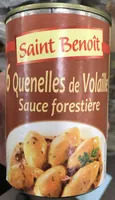 6 Quenelles de Volaille sauce forestière