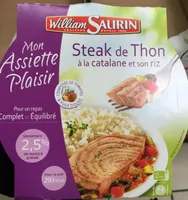 Mon Assiette Plaisir, Steak de Thon à la catalane et son riz (2,5 % MG)
