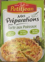 Mes préparations pour Tarte aux Poireaux
