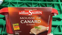 William Saurin Mousse De Canard