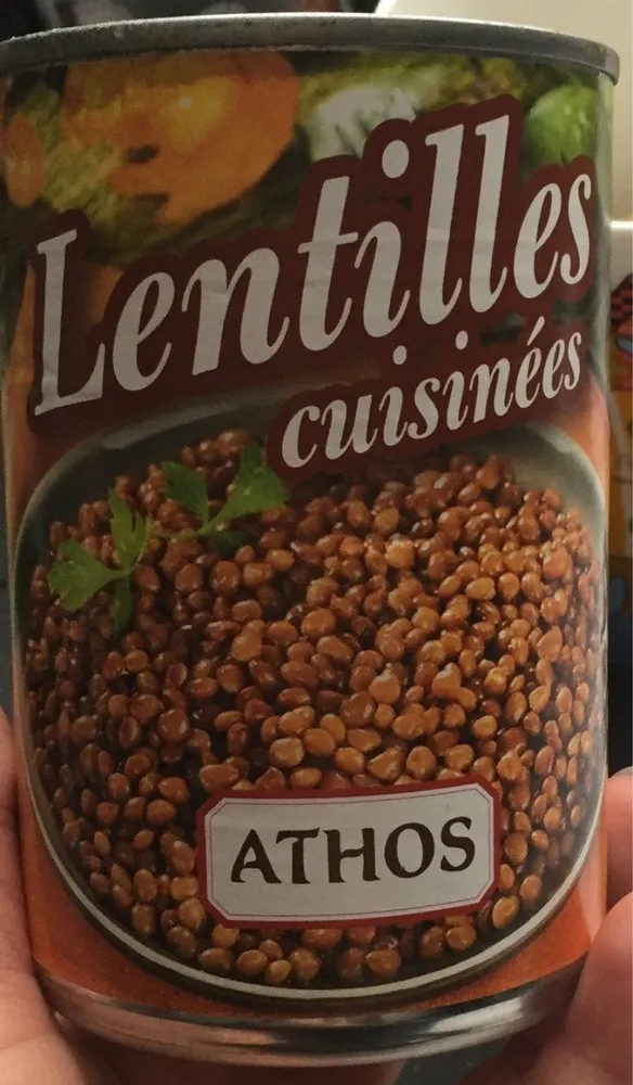 Lentilles cuisinees