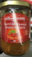Sauté de volaille haricots verts tomates confites