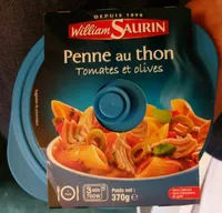 Penne au thon tomates et olives