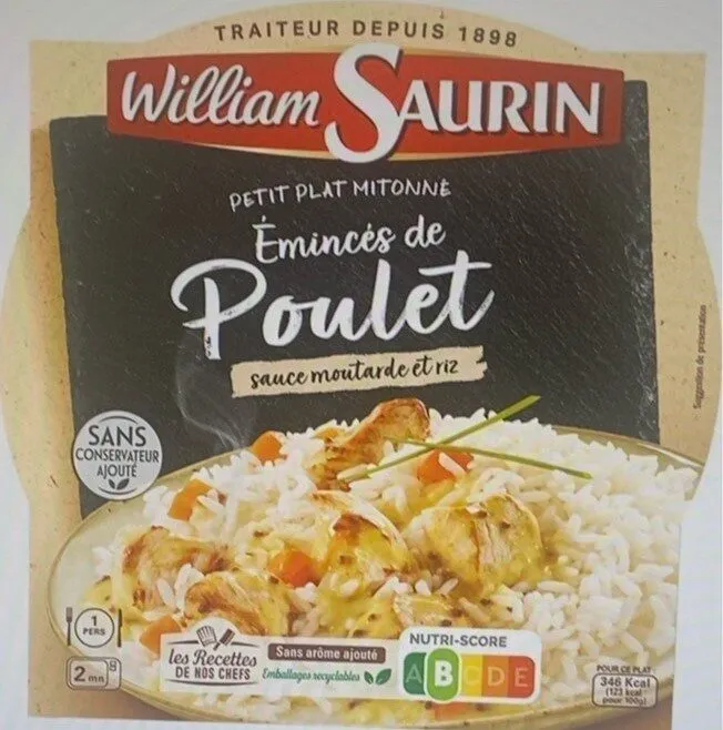 Poulet sauce Moutarde et riz