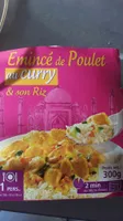 Emincé de poulet au curry & son riz
