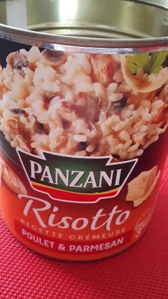 Risotto poulet et parmesan