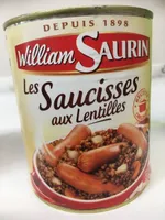 Les saucisses aux lentilles