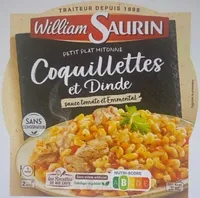 Coquillettes dinde emmental sauce tomate