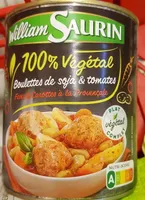 Boulettes de soja et tomates