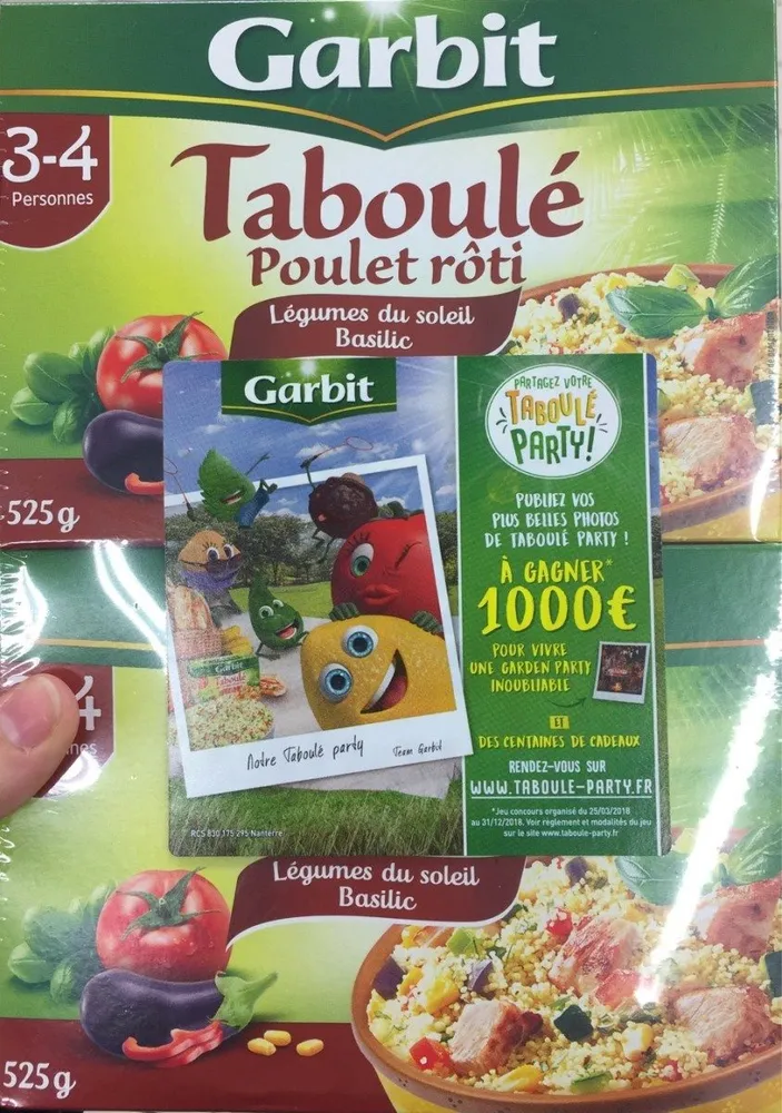 Taboulé poulet roti