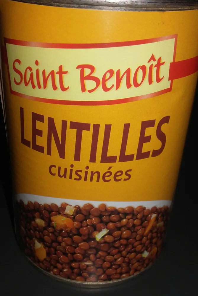 Lentilles cuisinées