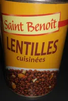 Lentilles cuisinées